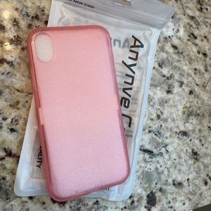 Pink glitter case